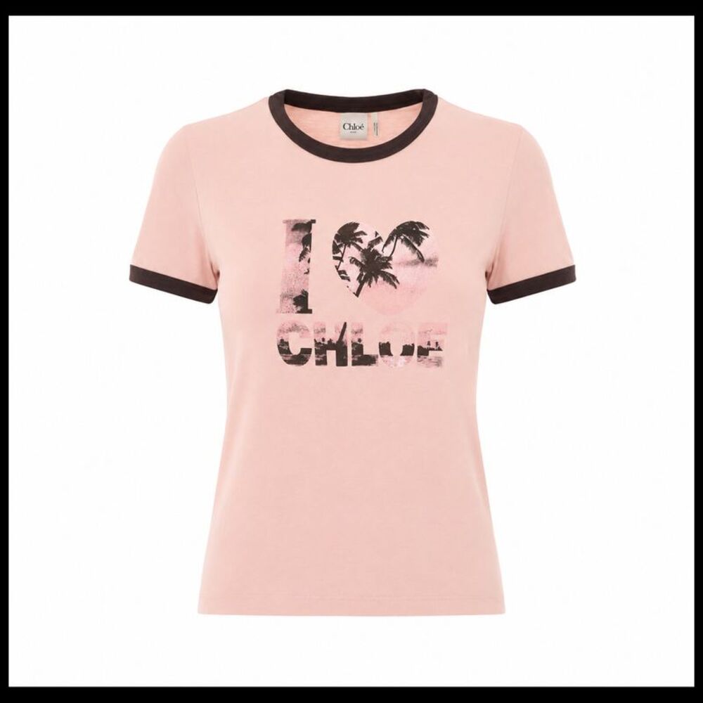 Chloe' Women Logo Baby Fit T-Shirt